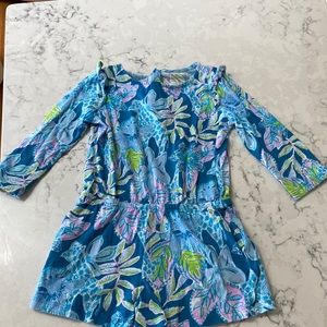 Lilly Pulitzer Girls Sasha Romper- 6/7